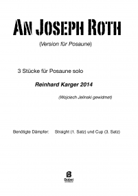 An Joseph Roth (for Trombone)